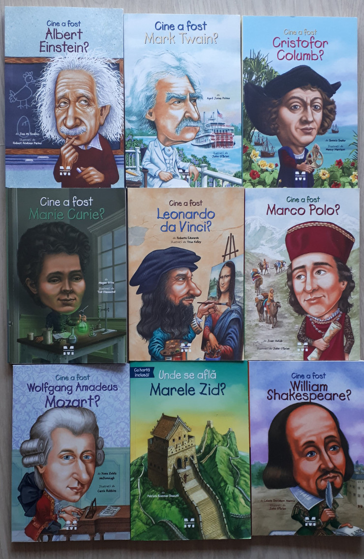 Cine a fost Albert Einstein, Leonardo Da Vinci, Marie Curie, etc