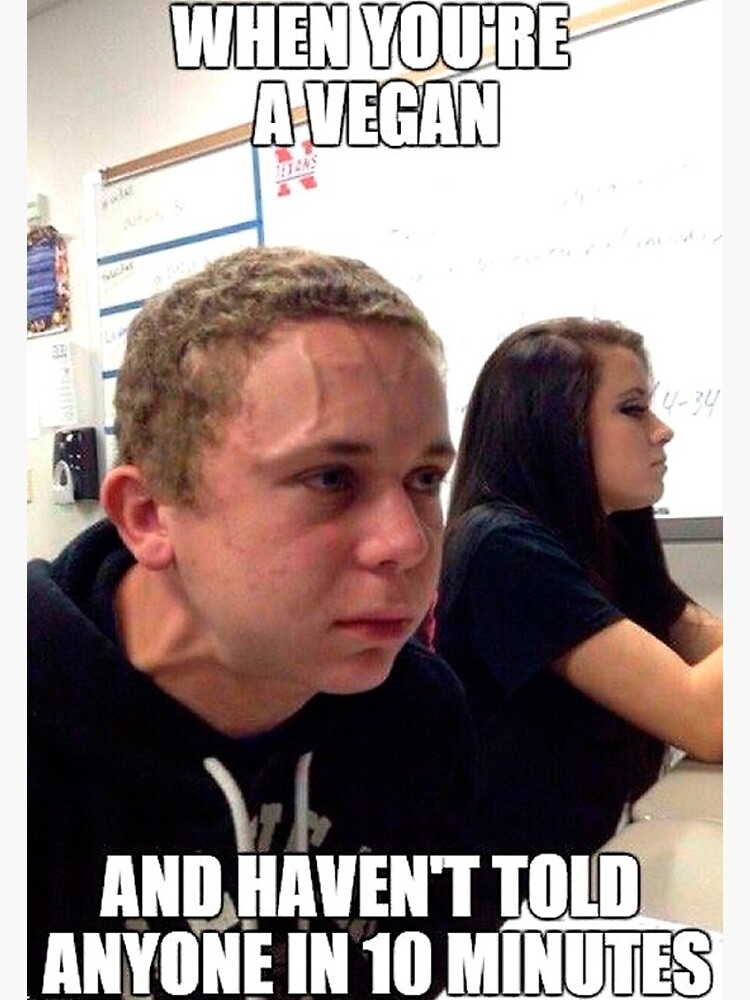 Vegan meme funeral